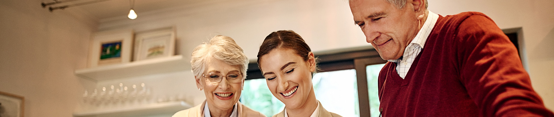 Shot of a senior couple getting advice from their financial consultant